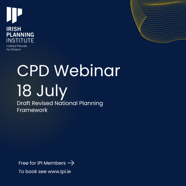 Webinar: Draft Revised Planning Framework (IPI member)