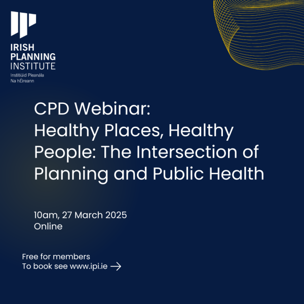 CPD Webinar: Healthy Places, Healthy People: The Intersection of Planning and Public Health (Member)